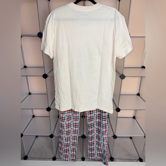 Disney Mickey & Minnie Christmas Adult Unisex Pajama Set Size Large NWT - Picture 5 of 6